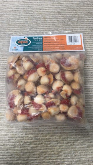 Coquilles 40-60 met koraal